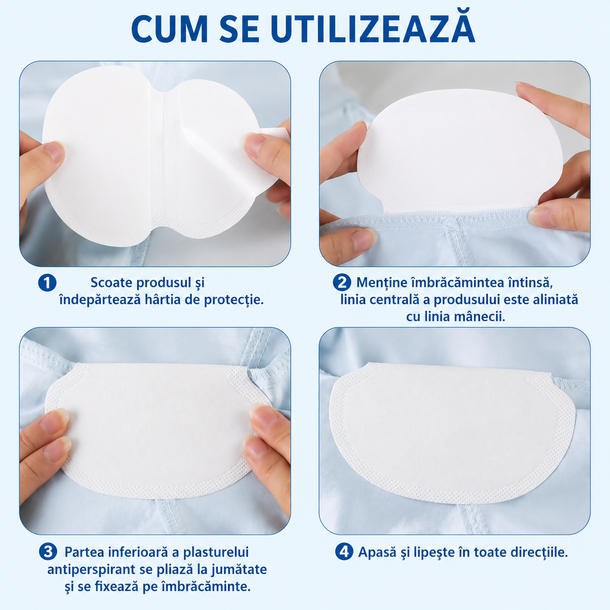 Dischete Absorbante pentru Subraț